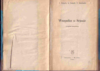 (4573) WSZYSTKO O SEJMIE – T. GMOCH, A. GWIŻDŻ, E. SZADURSKI