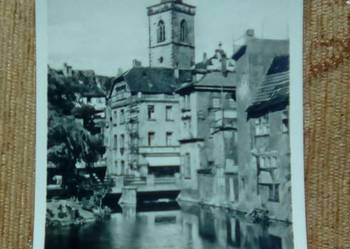 ERFURT - RZEKA GERA I WIDOK NA STARE MIASTO