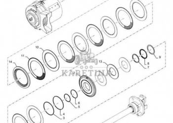 New Holland T6090 Piasta 84482494