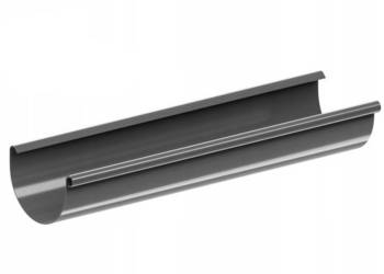 Krop rynna 130 mm 1,95 m grafit metal