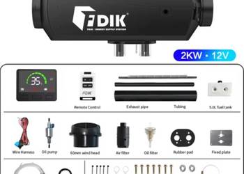 Webasto Ogrzewanie Postojowe 2kW 12V z Pilotem - Nagrzewnica Diesel