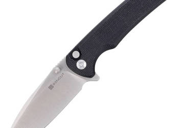 Nóż składany Sencut Sachse Black Micarta, Satin 9Cr18MoV (S21007-1)