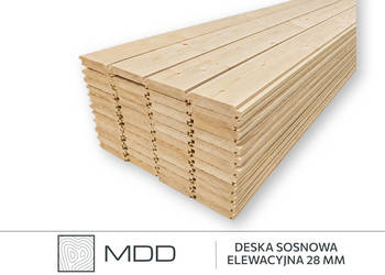 Szalówka, deska elewacyjna zewnętrzna sosnowa 28 mm