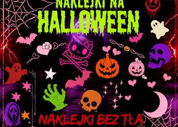 NAKLEJKI NA HALLOWEEN BEZ TŁA