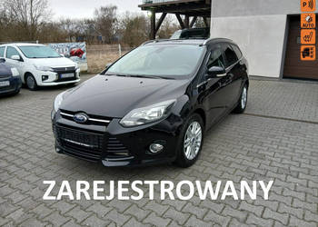 Ford Focus 1.6i TITANIUM alufelgi klimatronik tempomat parktronik Mk3 (201…