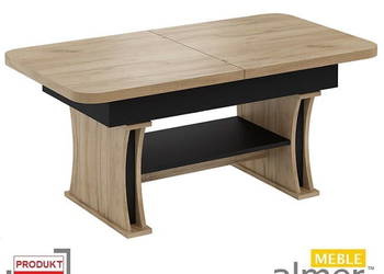 Ławostół L17 Loft rozkładany olcha kalwados czarny wenge