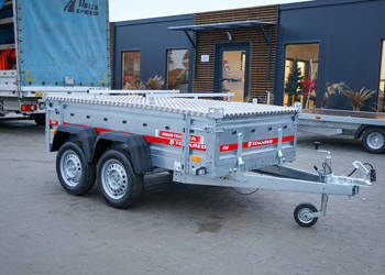 Przyczepa TEMARED PRO 2312/2 z pokrywą aluminiową DMC 750 kg