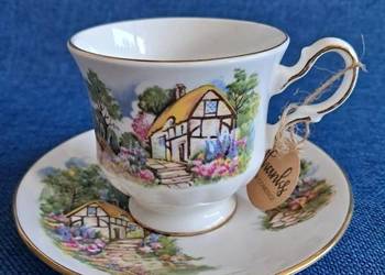 Kolekcjonerska filiżanka duo, Queen Anne Bone China
