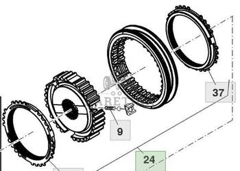John Deere 8130 8230 8330 8430 8530 Synchronizator Skrzyni Biegów IVT CZĘŚ…