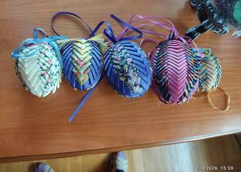 bombki rękodzieło 5 sztuk