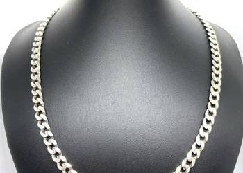 Srebrny Łańcuch Próby 925 39,33g Długość 51cm Pancerka Ocechowany