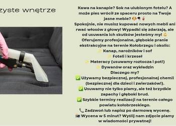 Pranie Tapicerki, Kanap i Dywanów KOŁOBRZEG – Usuwanie Plam i Zapachów