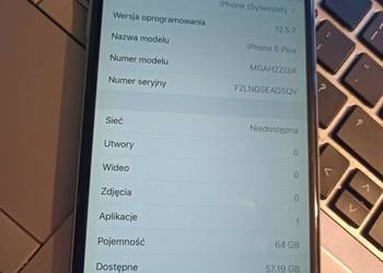 Pilny iPhone 6 Plus 64GB – działający z lekkim pęknięciem, tanio!