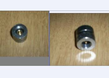 Adapter łącznik gazu nabój kartusz butli gwint 7/16''