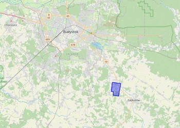 Działka Białystok 730m2