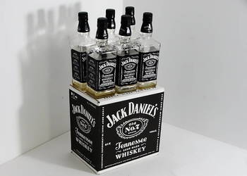Puste butelki po Jacku Danielsie 700 ml z nakrętką i orygina