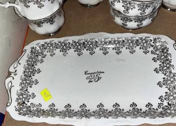 Patera Royal Albert.  Silver Anniversary. Srebrne wesele z lat 1960-1970