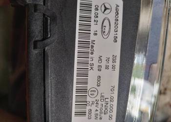 MERCEDES ACTROS MP4 LAMPA Oryginał DO JAZDY DZIENNEJ Lewa