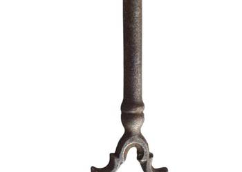 Stary stylowy metalowy klucz XVIII/XIX w. ręcznie kuty antyk zabytek unikat