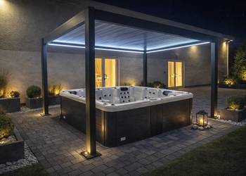 Jacuzi z mocną pompą 5HP + pergola 3x3m GRATSI!