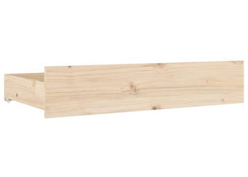 Szuflady pod łóżko 4 szt. lite drewno sosnowe WM-814999