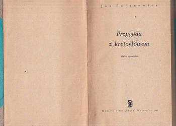 (03372) PRZYGODA Z KRĘTOGŁOWEM (WYBÓR OPOWIADAŃ) – JAN BARA