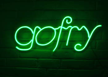 Neon led 'Gofry" o wym. 64x26 Neon led 'Gofry" o wym. 64x26