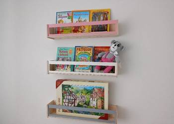 Półka na książeczki, układanki, puzzle, gry, zabawki