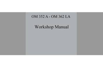 Mercedes OM352A OM362LA instrukcja napraw silnika