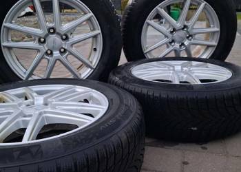 Koła Zimowe 17" 5x112 VW Tiguan Kodiaq Alufelgi Anzio Split + Opony 215/65