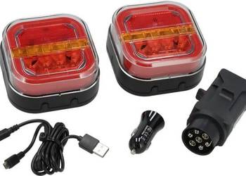 Zestaw bezprzewodowych lamp tylnych LED LA60040R