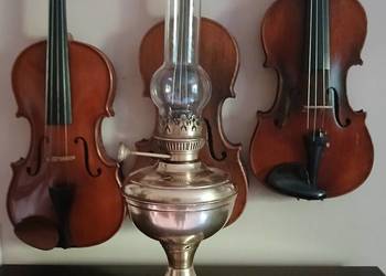 Mosiężna lampa naftowa