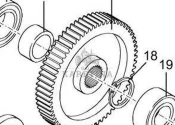 New Holland TX66 TX67 TX68 Koło Zębate CZĘŚCI 918568