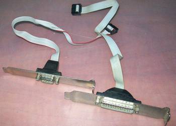 GNIAZDO ZŁĄCZE PORT RS-232 COM 9PIN DB9M + 25PIN DB25M NA ŚL