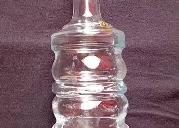 Karafka Stoelzle - Oberglas, Austria, lata 70-e/ 80-e XX w. Sygnowana.