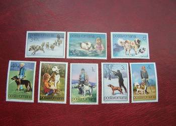 Rumunia 1982 MNH Mi. 3850/57 Fauna Psy  a