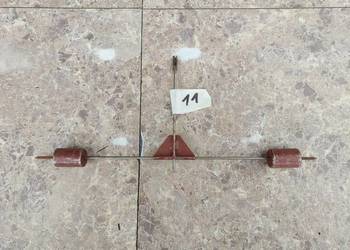 11 Wahadło wagowe Uhliga zegara kominkowego 11,5cm dł 26,5cm