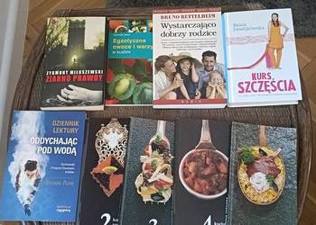 Zestaw 9 książek – kulinarne, poradniki, psychologia i literatura OKAZJA
