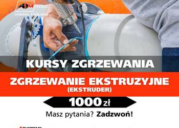 Kurs zgrzewania ekstruzyjnego ekstruder PE/PP spajanie spawanie rur