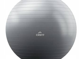 Pilka gimnastyczna 65 cm crivit nowa szara wzrost 160-175cm