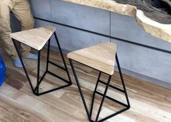 Hoker LOFT NA WYMIAR barowy DĄB stal industrialny