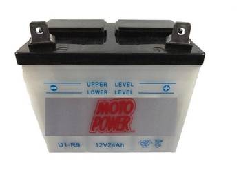 Akumulator motocyklowy 12V 24Ah 235A Moto Power U1-R9