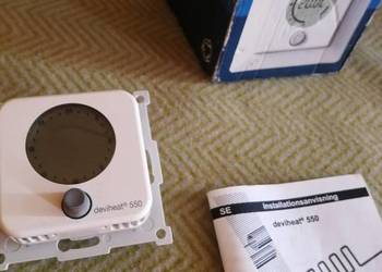 Termostat DEVIreg 550 deviheat Danfoss , Panel instrukcja