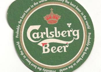 Carlsberg - podstawka do piwa. Nr. 24.