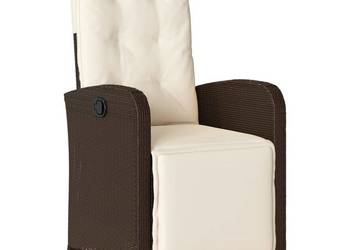 vidaXL Rozkładany fotel ogrodowy z podnóżkiem(SKU:365186)