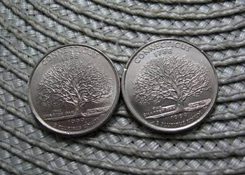 USA 25 Cent 1999r - D i P - Stany USA - CONNECTICUT