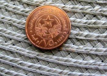 Mauretania 1/5 Ouguiya 2017r