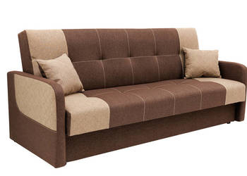 Wersalka Tapicerowana Brązowa AGA