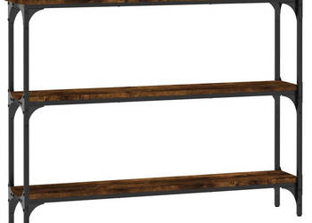 Stolik konsolowy przydymiony dąb 100x225x75 cm WM-834027