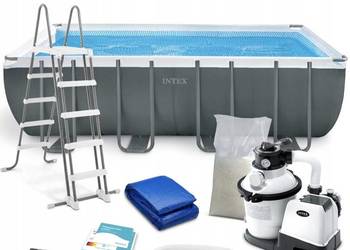 Jak nowy kompletny basen stelażowy XTR ogrodowy Intex